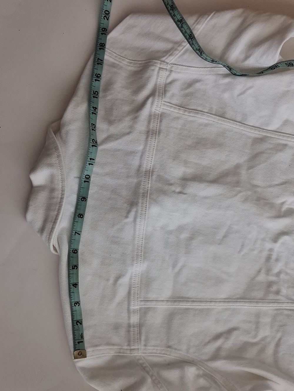 Joe Fresh+ Women’s White Denim Button Up Long Sleeve Jacket – Size 1X - Picture 10 of 15